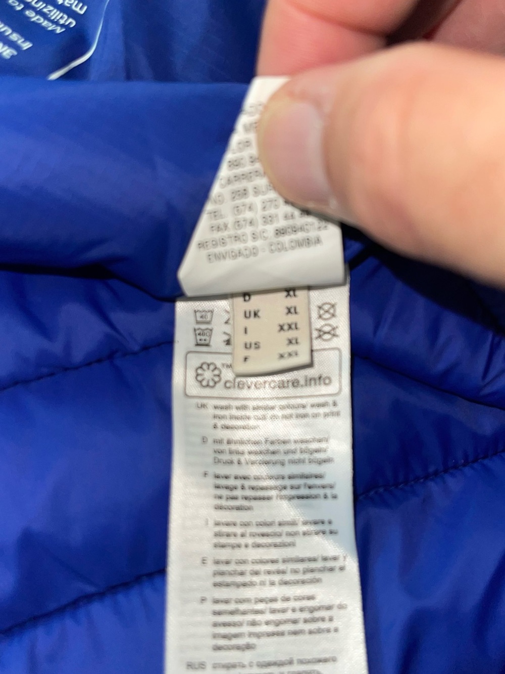 Esprit Women’s XL Blue Lightweight Packable Puffer Jacket - Picture 4 of 12